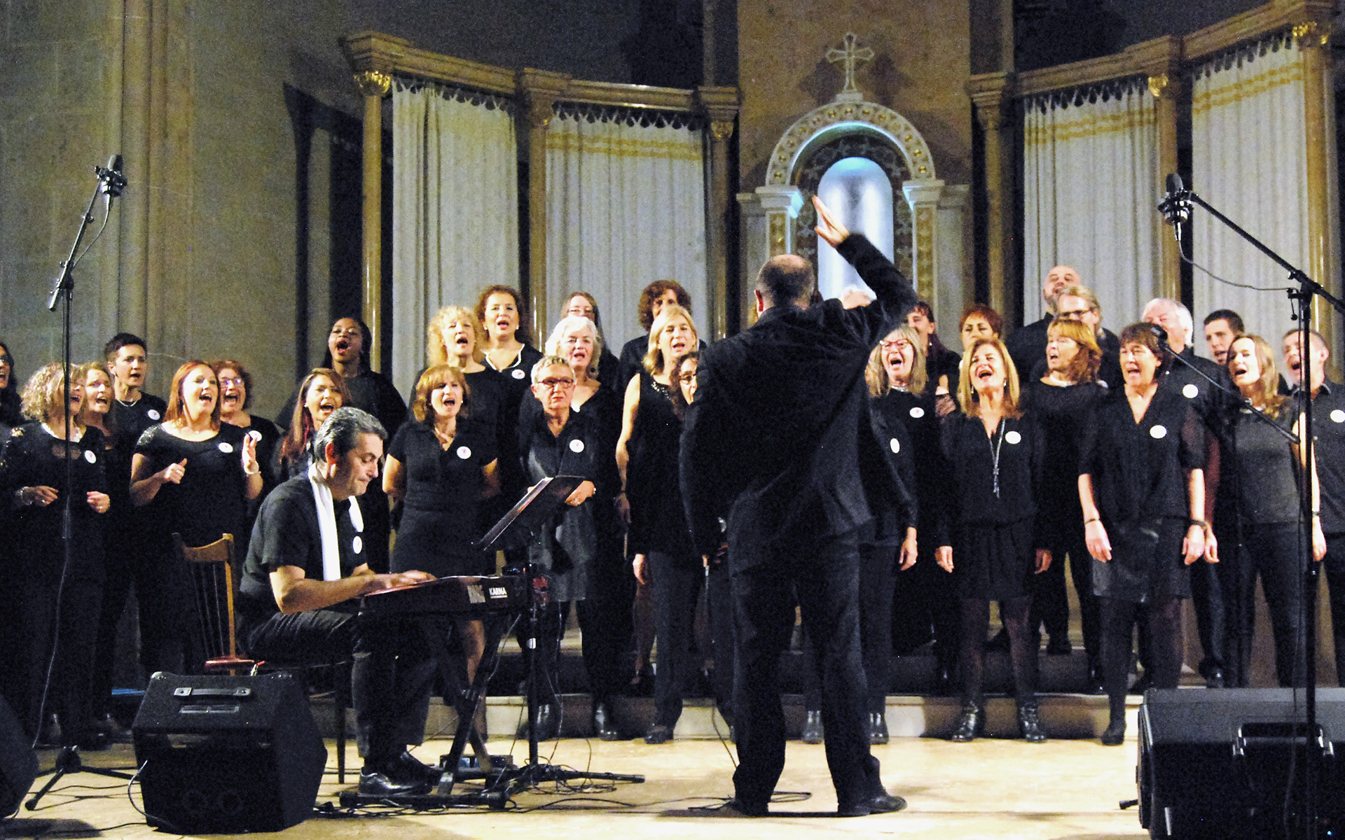 Concert de Gospel a Peralada a càrrec  del Cor Gospel Girona