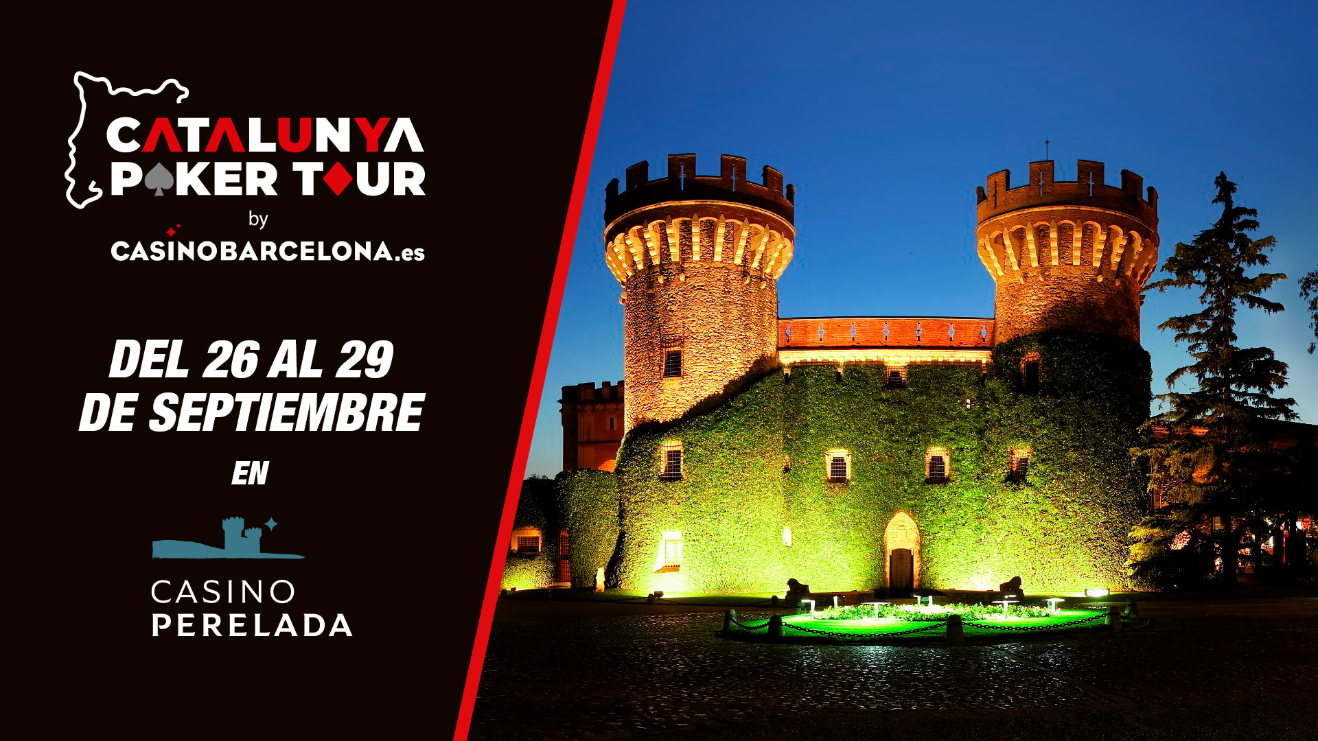 Casino Perelada acollirà la segona etapa del Catalunya Poker Tour