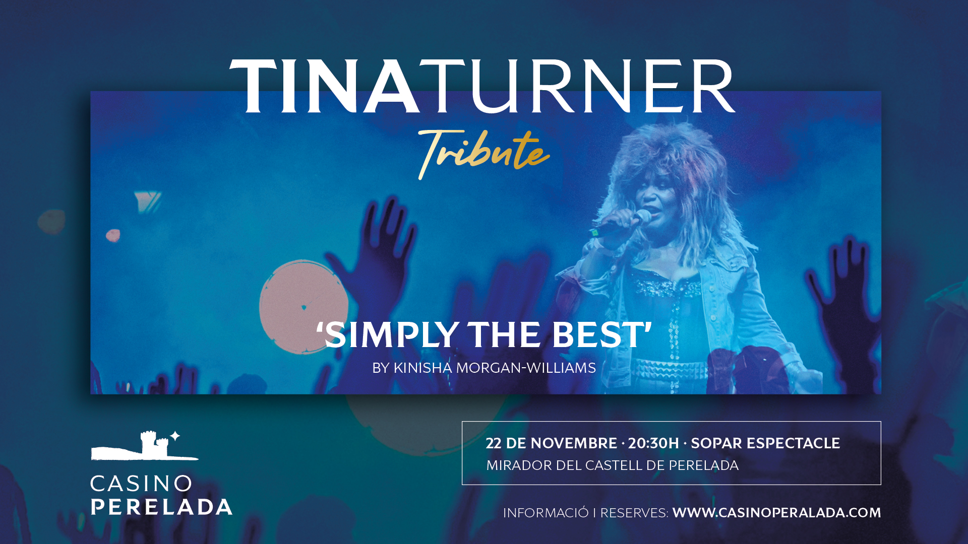 Casino Perelada retrà homenatge a Tina Turner  amb el tribut “Simply the Best”